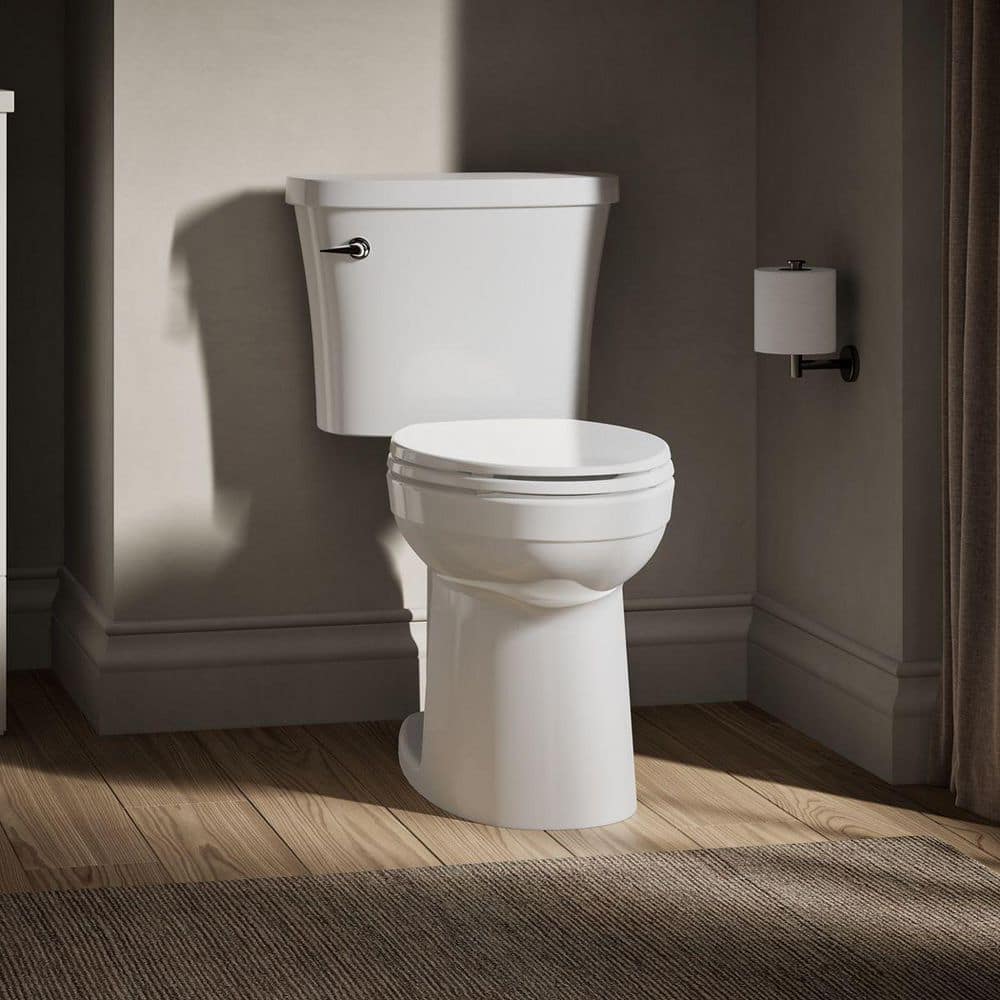 KOHLER Kingston Elongated Toilet Bowl Only in White (1)
