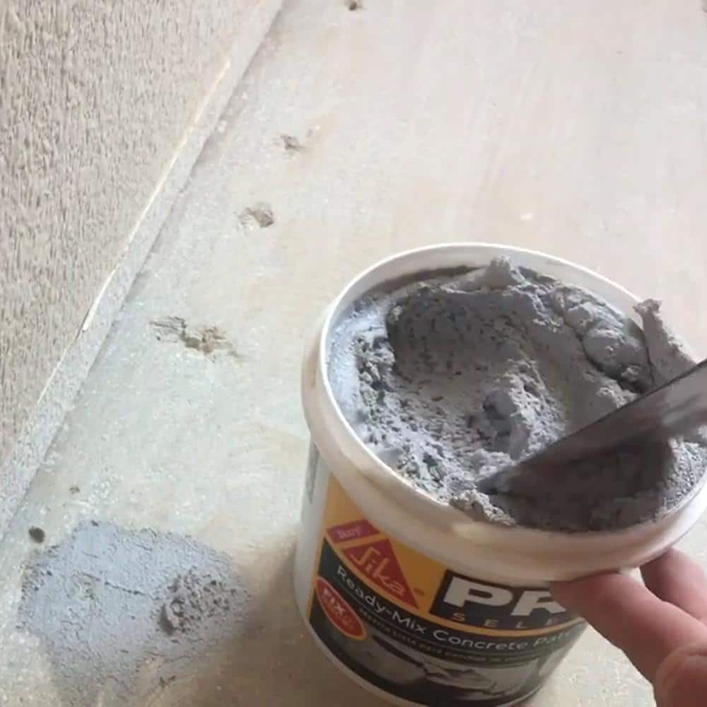 Sika 1 Gal. Ready-Mix Concrete Patch and Repair, Textured Concrete Patch (3)