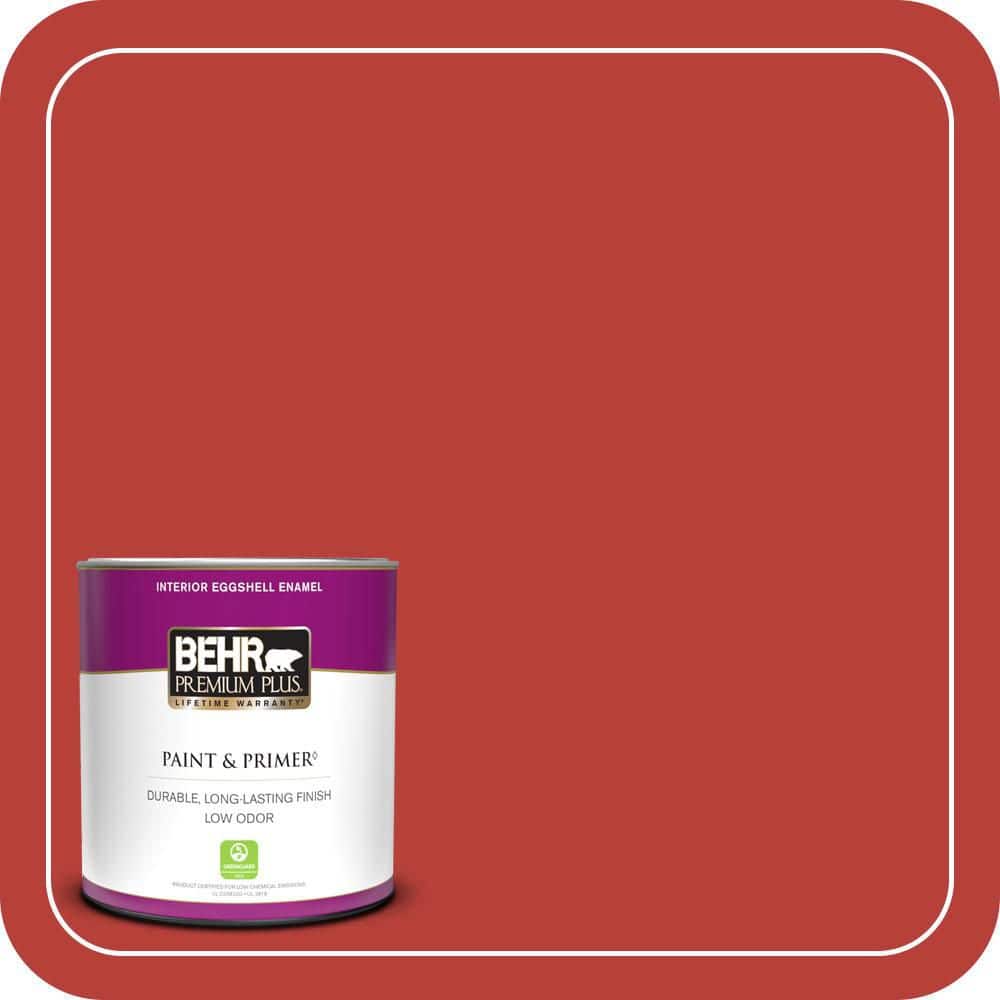 BEHR PREMIUM PLUS #PMD-85 Crimson Silk Enamel Low Odor & Primer (1)