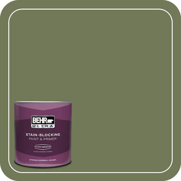 BEHR PREMIUM PLUS #BIC-56 Jalapeno Interior/Exterior Paint & Primer Color Sample (4)