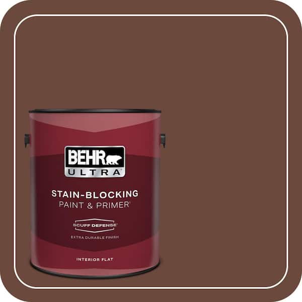 BEHR PREMIUM PLUS #BXC-45 Classic Brown Enamel Low Odor & Primer (4)