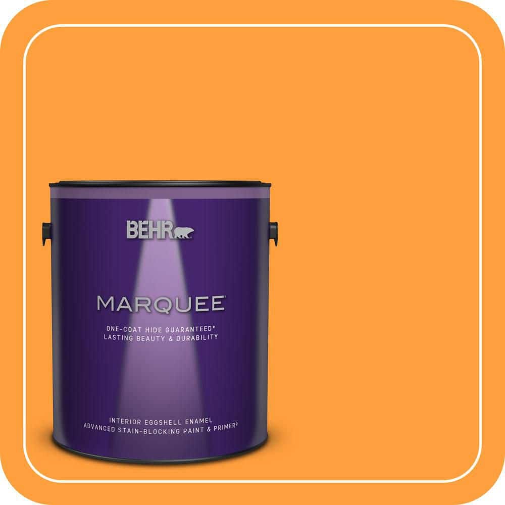 BEHR MARQUEE 1 gal. #S-G-300 Hawaiian Passion Eggshell Enamel Interior Paint & Primer