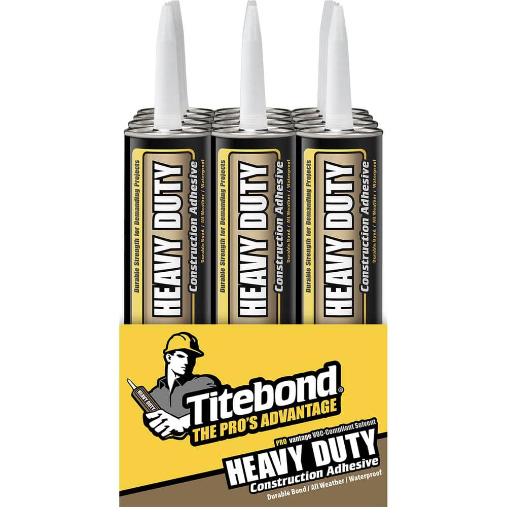 Titebond 10 oz. PROvantage Heavy Duty Construction Adhesive (12-Pack)