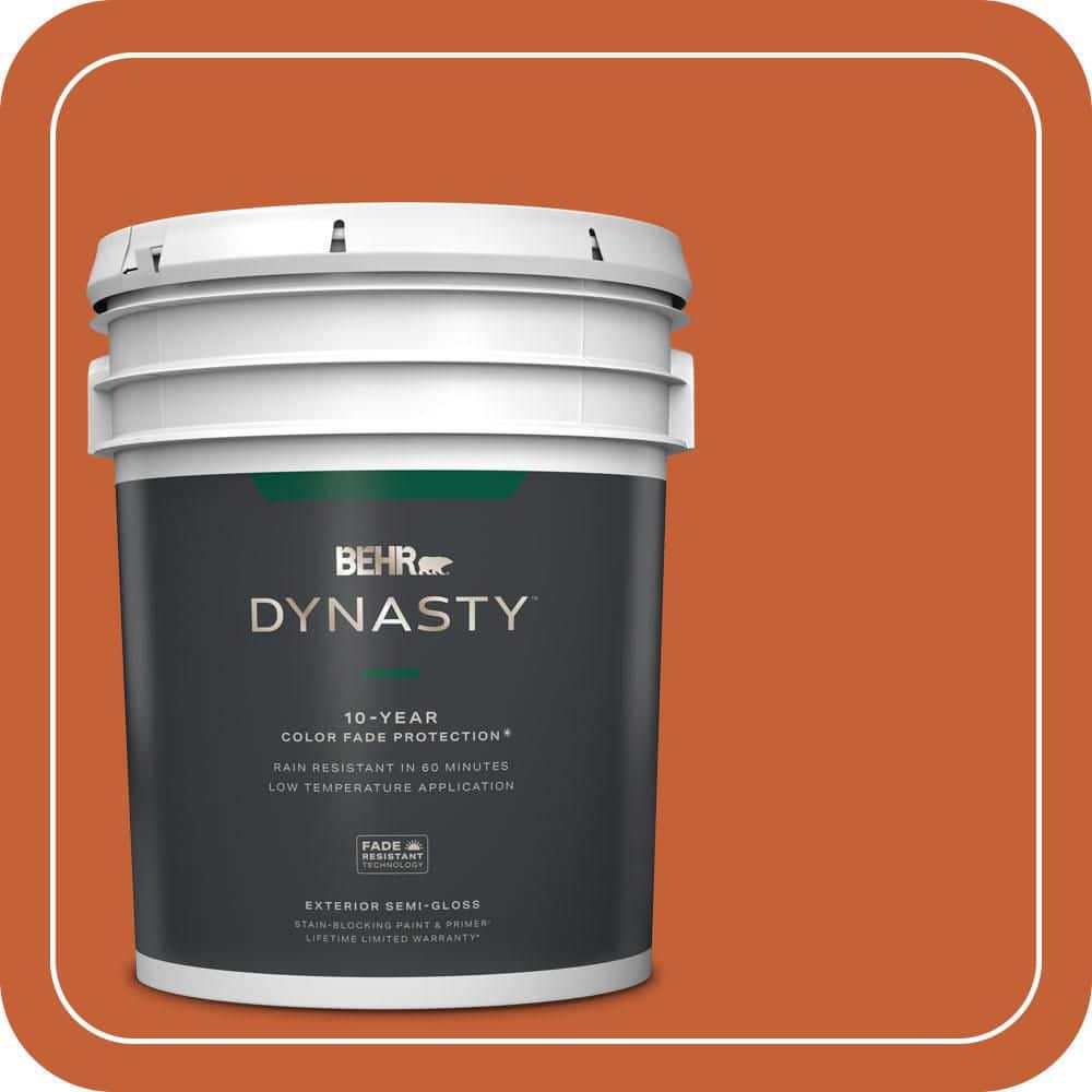 BEHR DYNASTY 5 gal. #T18-02 Civara Semi-Gloss Exterior Stain-Blocking Paint & Primer