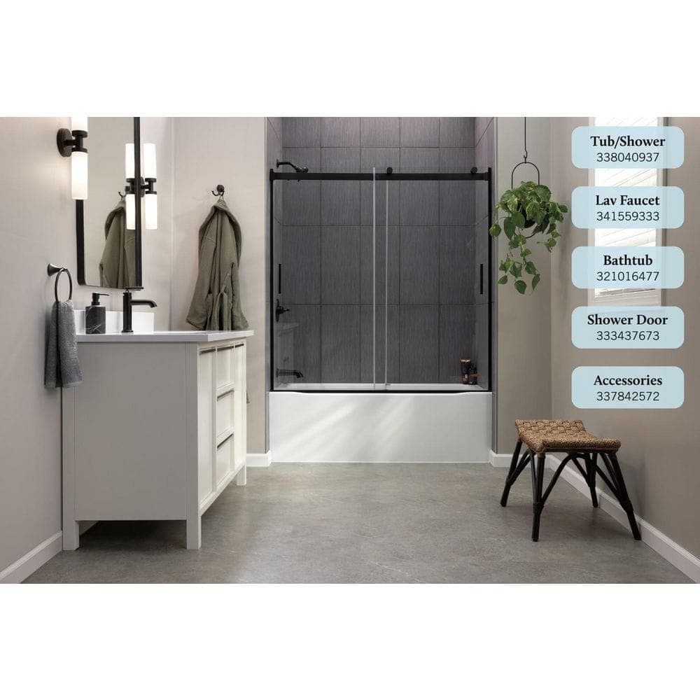 Delta Foundations Design Series Traditional Single Handle 6-Spray Tub and Shower Faucet 1.75 GPM in Chrome Valve Included (4)