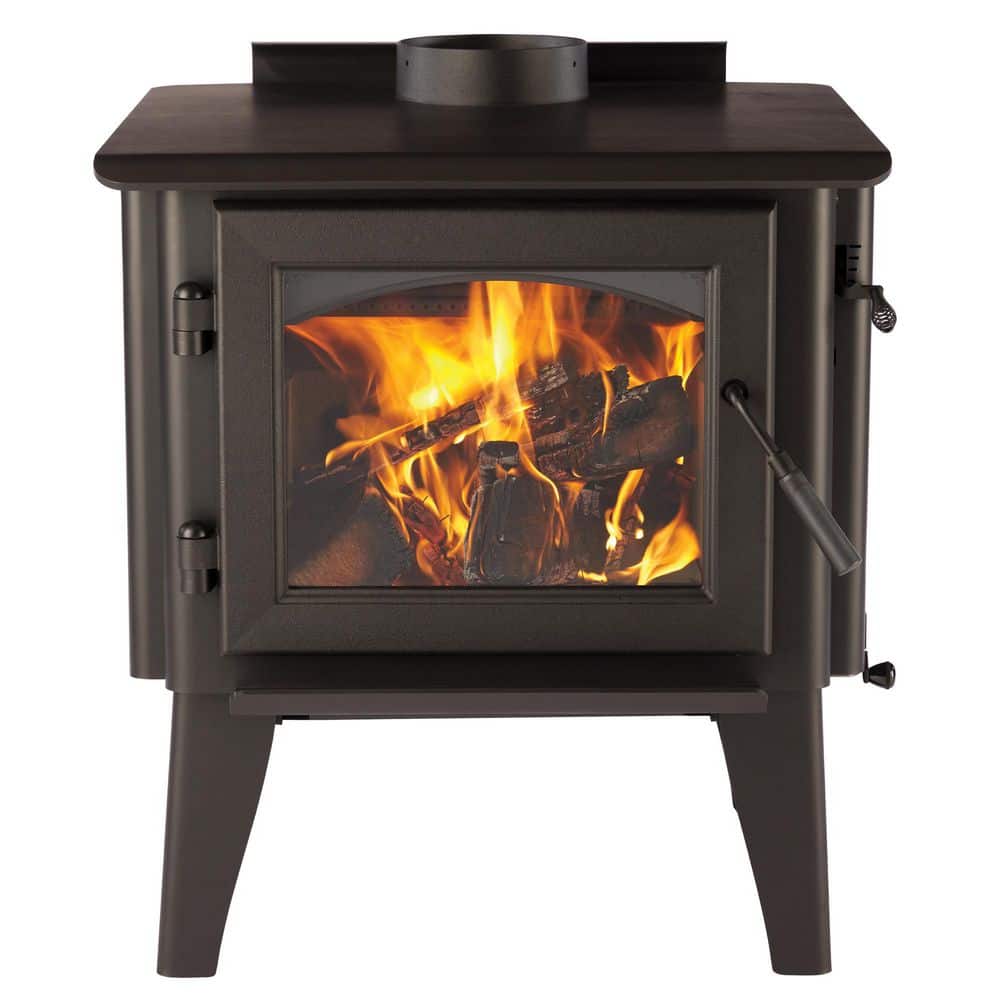 Forge & Flame WoodPro 100 2100 sq. ft. EPA Certified Steel Wood Stove w/ Smart Air Control