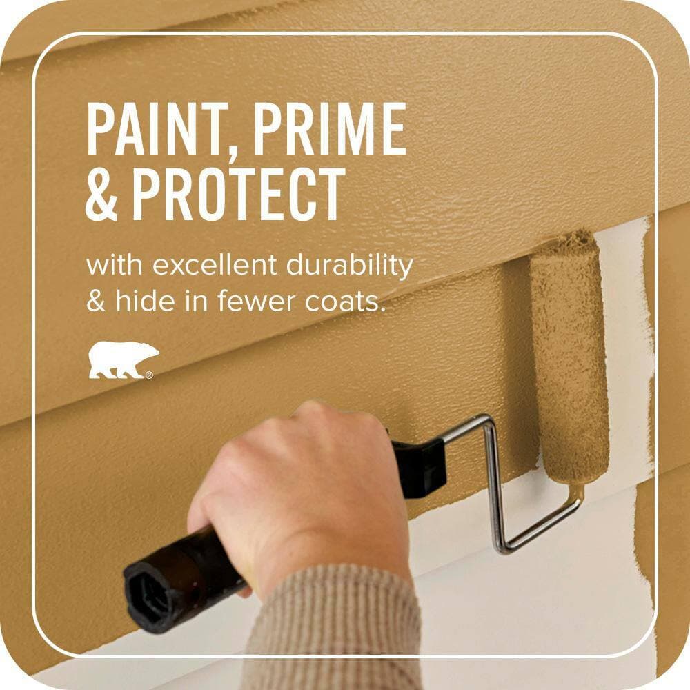 BEHR ULTRA 1 qt. #S-H-330 Honeysuckle Blast Satin Enamel Exterior Paint & Primer (3)