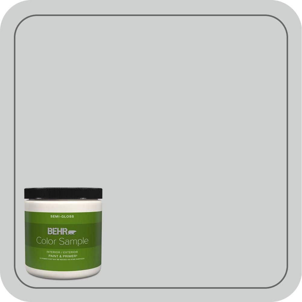 BEHR PREMIUM PLUS #PPH-43 Gray Pearl Enamel Interior/ & Primer Color Sample (1)