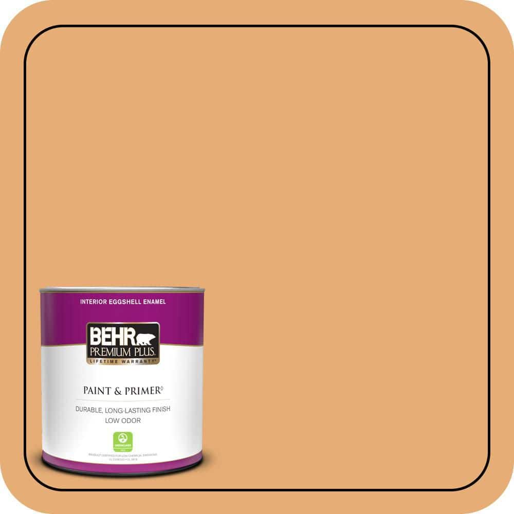 BEHR PREMIUM PLUS #PMD-75 Autumn Gourd Enamel Low Odor & Primer (1)