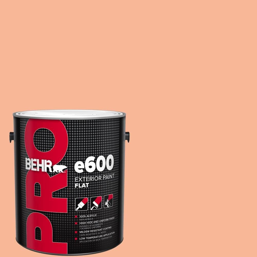 BEHR PRO 1 gal. #P190-3 Melon Sorbet Flat Paint