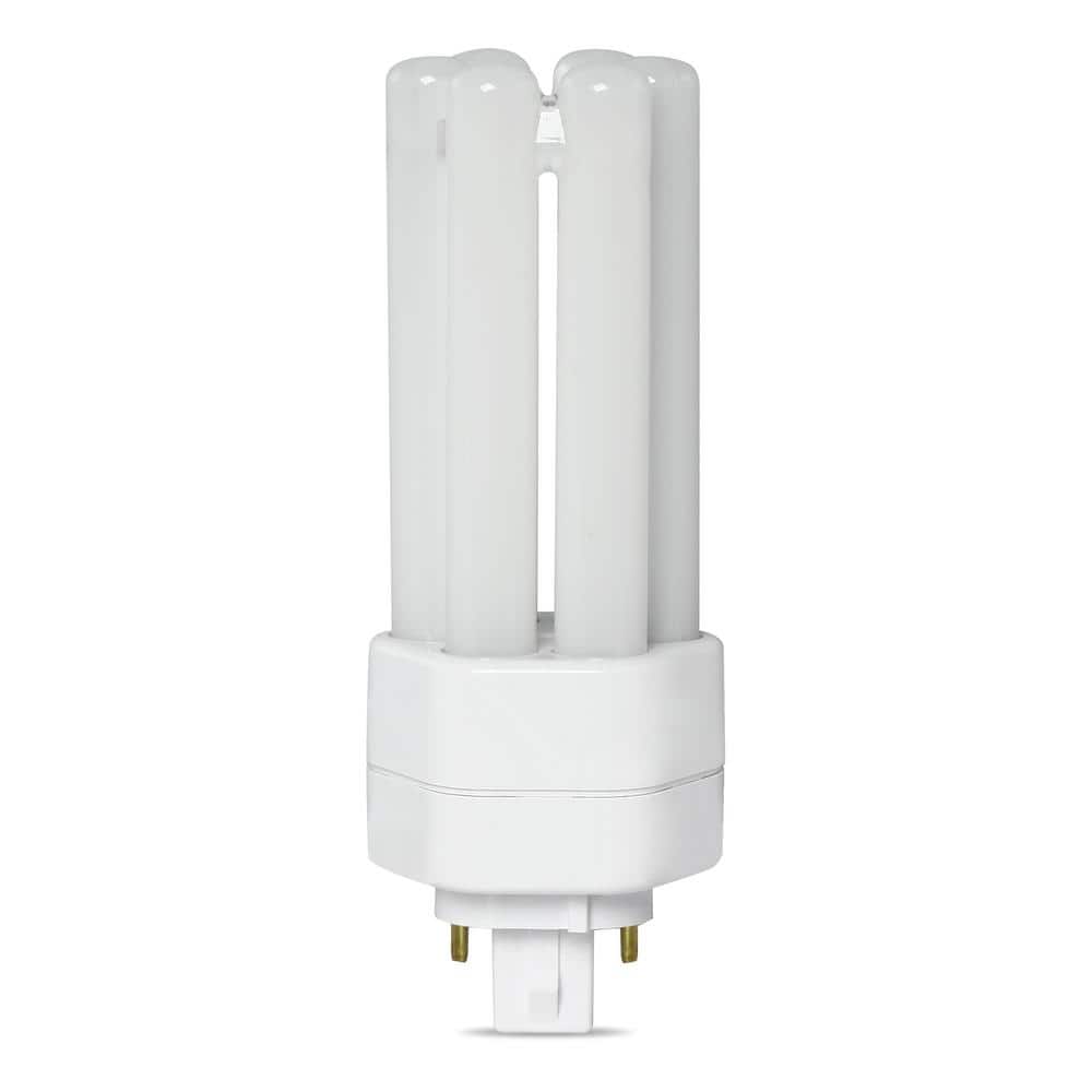 Feit Electric 26-Watt Equivalent PL Tritube CFLNI 4-Pin Plug-In GX24Q-3 Base CFL Replacement LED Light Bulb, Cool White 4100K (1-Pack) (2)