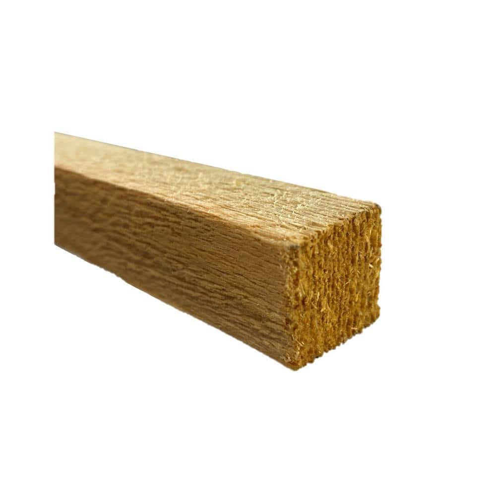 Unbranded 3/4 in. x 3/4 in. x 8 ft. Redwood Con Common Rough Lumber (4)