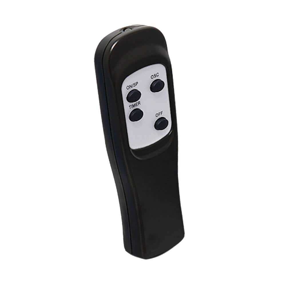 FANFAIR 16 in. 3 Fan Speeds Wall Fan with Remote Control in Black (3)