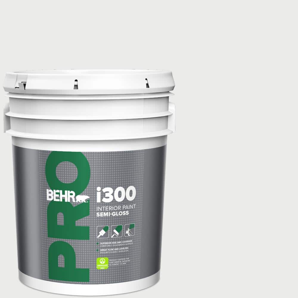 BEHR PRO 5 gal. #PWN-36 Celestial Glow Semi-Gloss Interior Paint