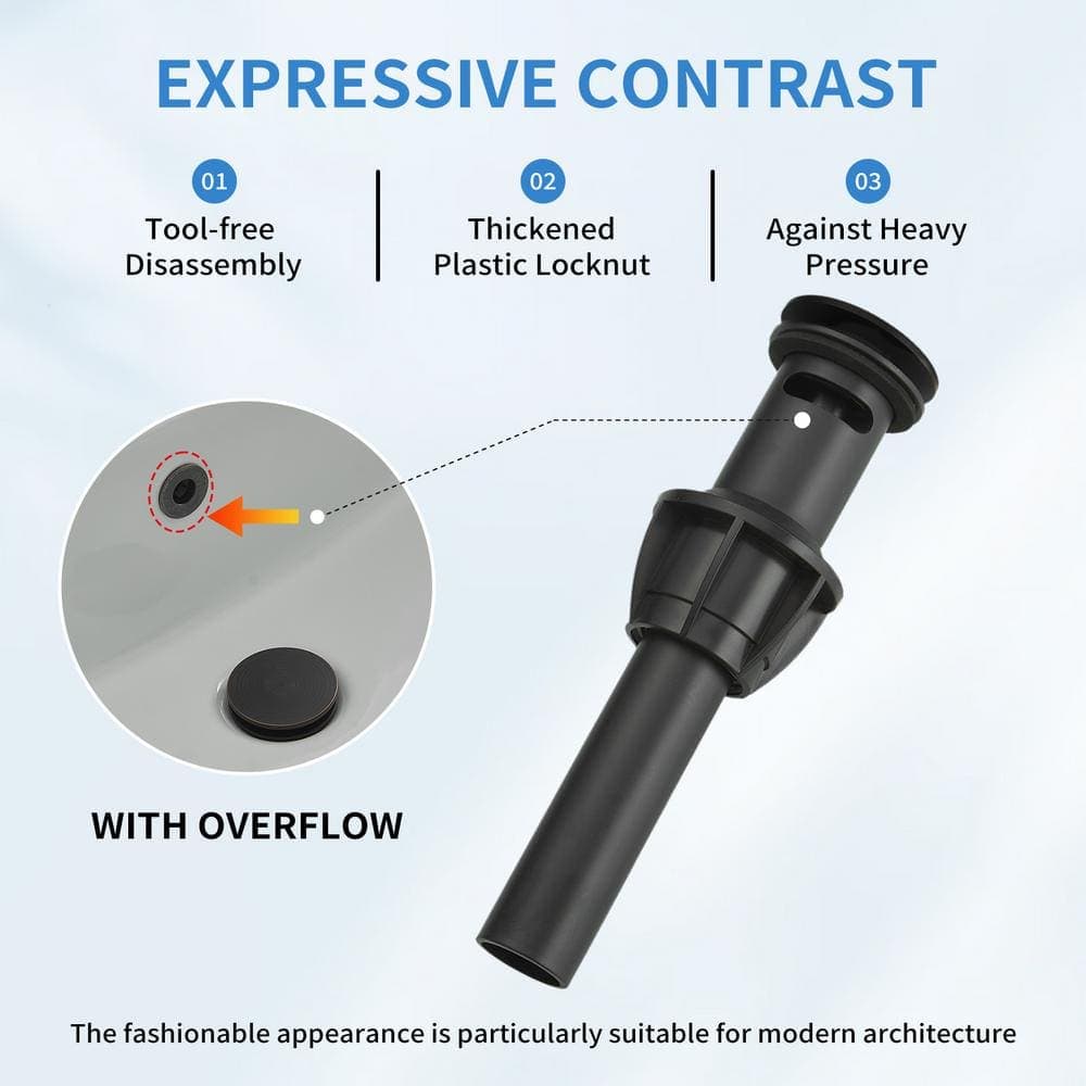 BWE Bathroom Sink Pop-Up Drain with Overflow (2)