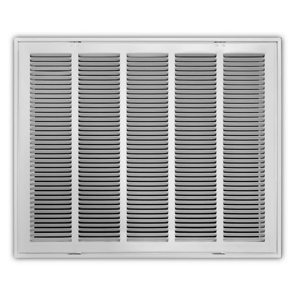Everbilt 25 in. x 20 in. Steel Return Air Filter Grille in White