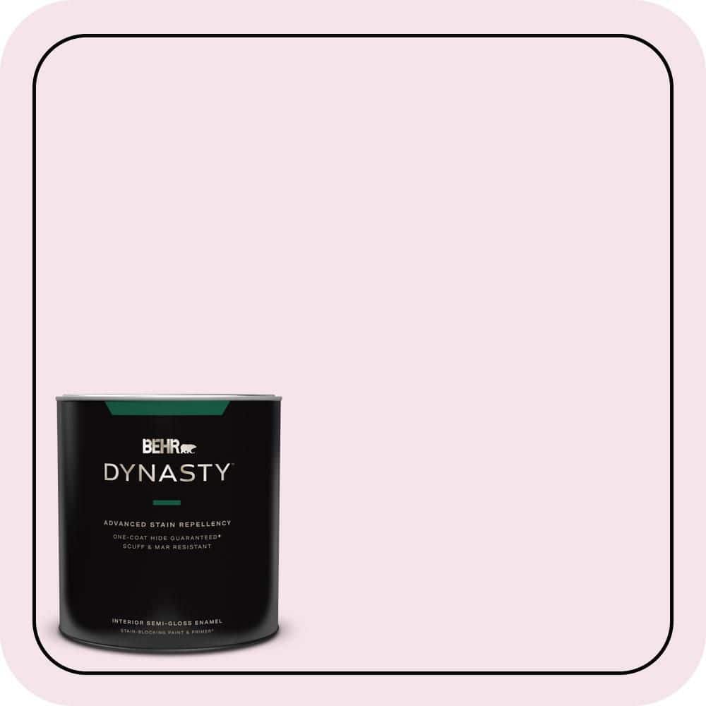 BEHR DYNASTY 1 qt. #690A-1 Zephyr Semi-Gloss Enamel Interior Stain-Blocking Paint and Primer