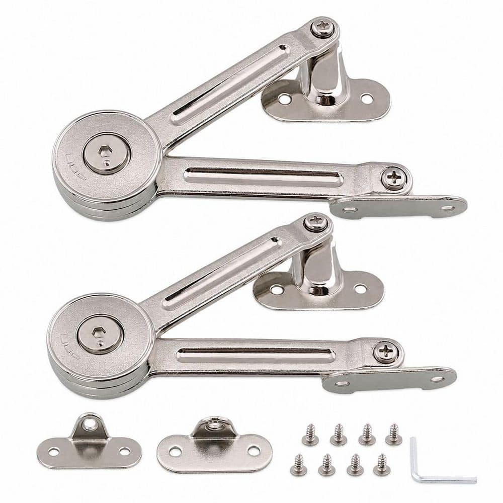 Numhew 2-Pack Furniture Door Lift Stay Support Hinge Damper with Hex Key for Cabinet, Cupborad (1)