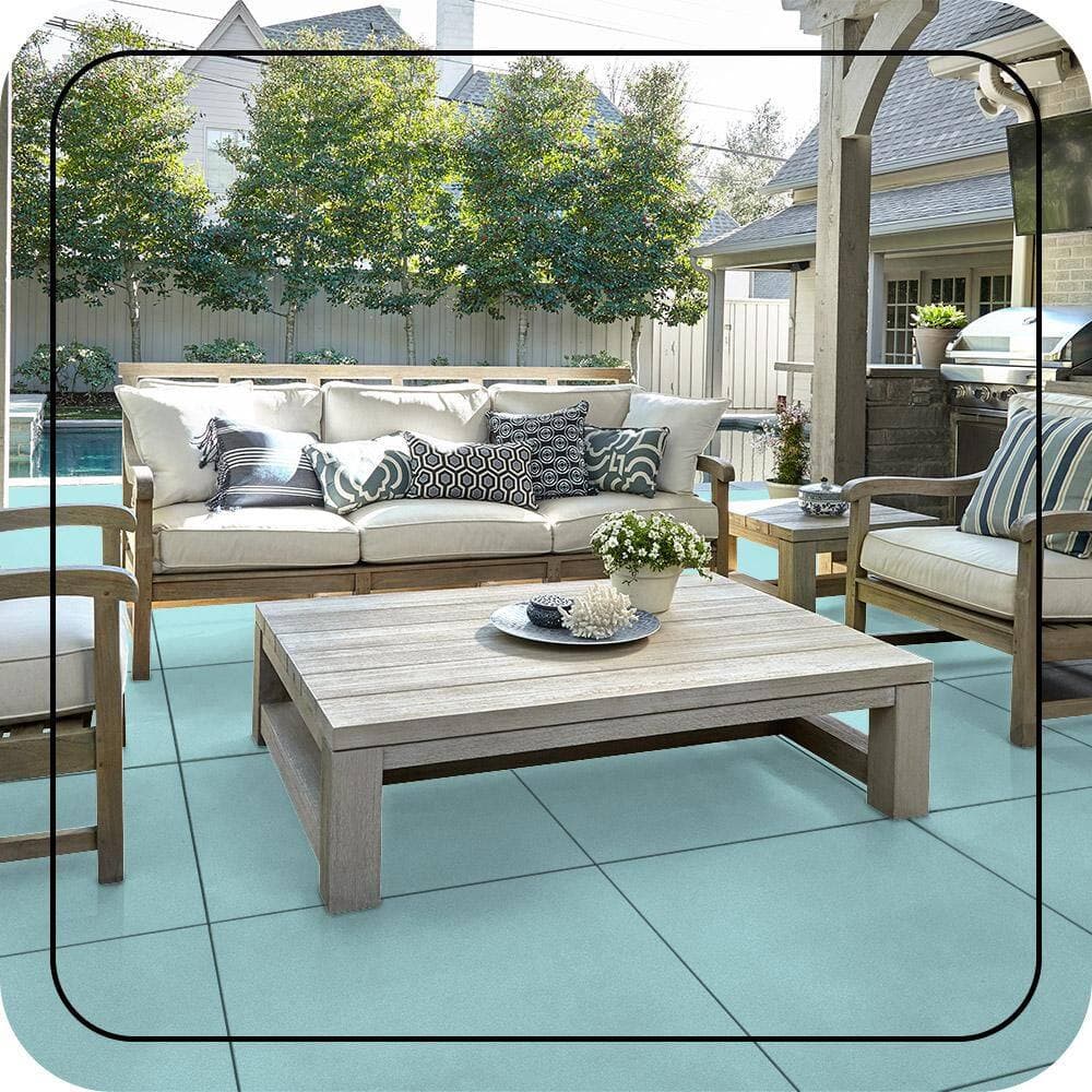BEHR PREMIUM #P470-1 Textured Low-Lustre Enamel Interior/Exterior Porch and Patio Anti-Slip Floor Paint (3)