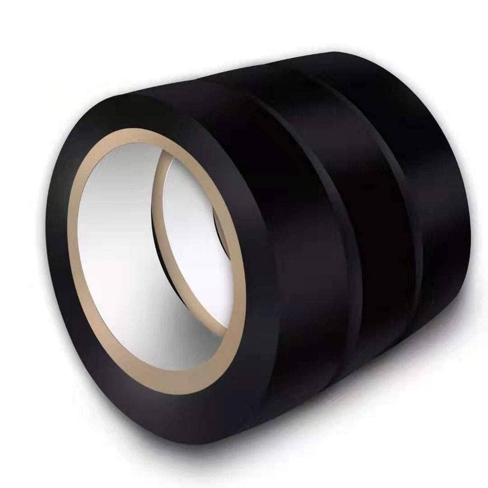 Yichuhaoxi 0.62 in. x 49 ft. Electrical Tape Black Waterproof Flame Retardant High Temperature Resistance 3-Pack (3)