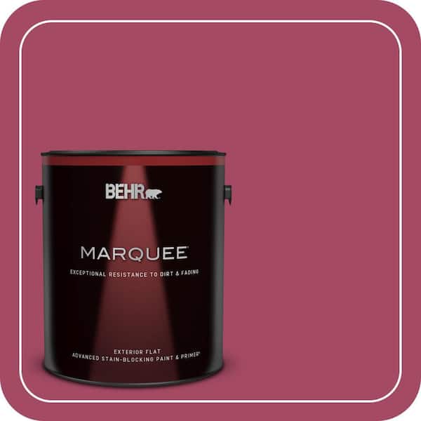 BEHR PREMIUM PLUS #120D-5 Glazed Raspberry Enamel Low Odor & Primer (3)