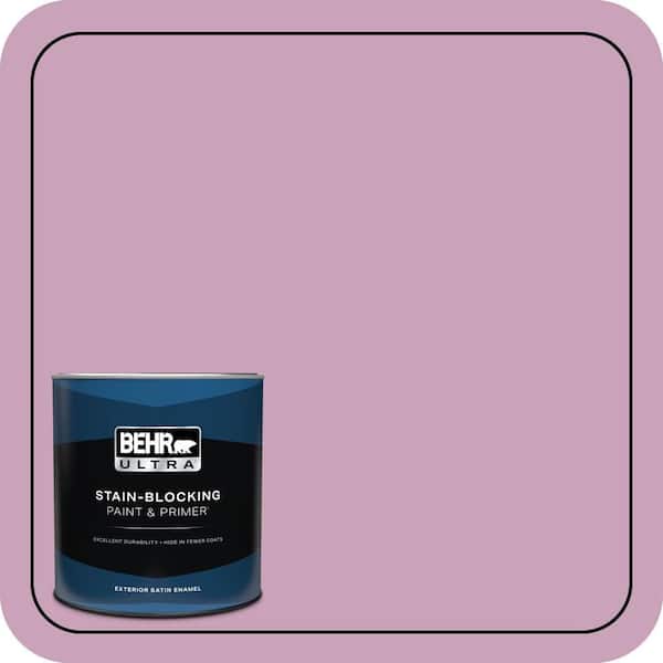 BEHR ULTRA 1 qt. #690D-4 Taste of Berry Satin Enamel Exterior Paint & Primer (2)