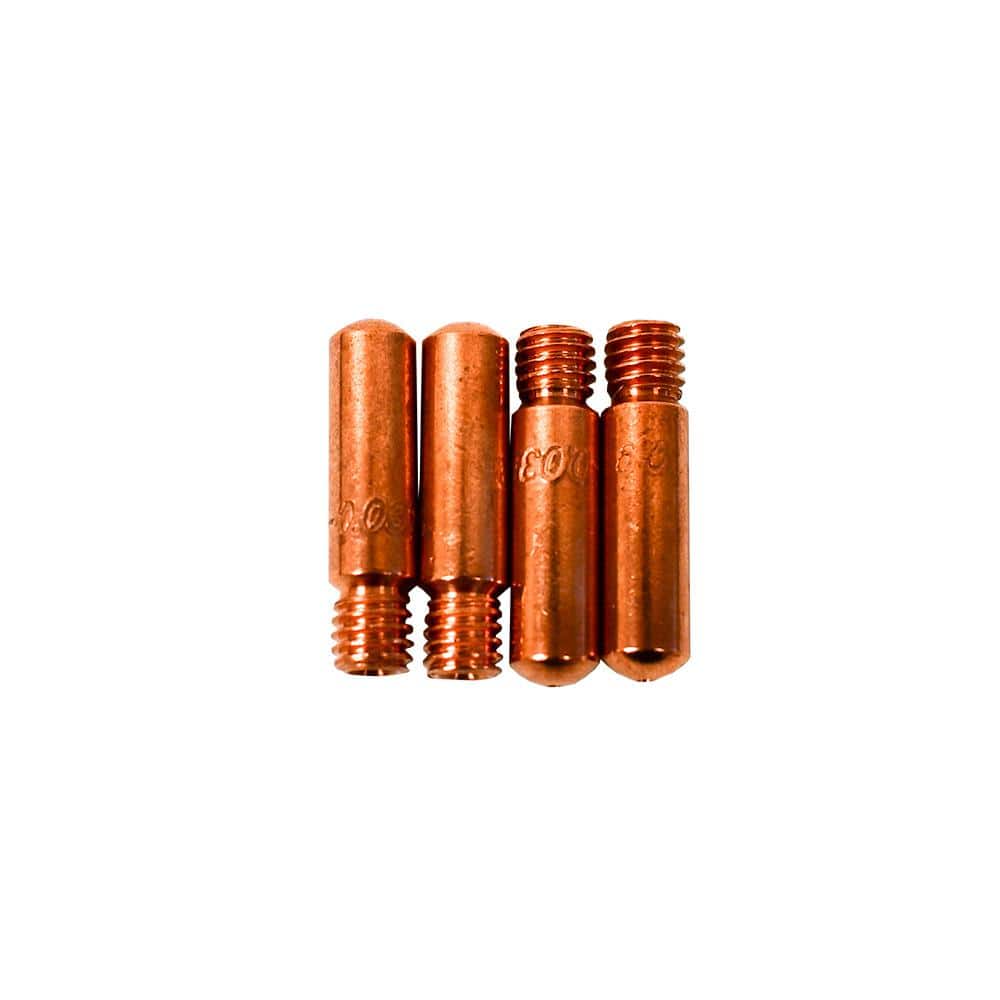 RIDGID .035 Contact Tip for MIG and Flux-Core Wire Welders, Tweco Style (11-23) 4-Pack (3)