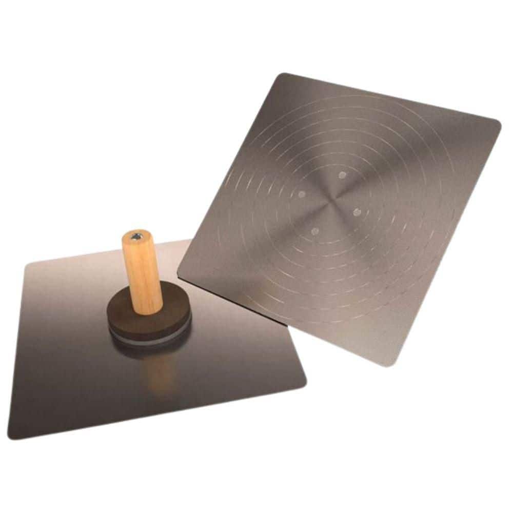 Unbranded 14 in. x 14 in. Magnesium Hawk with Wood Handle