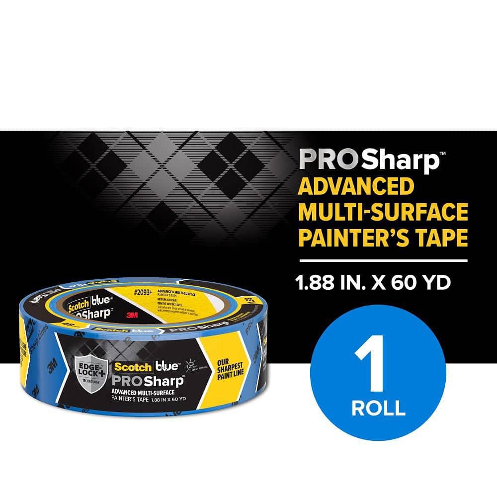 3M ScotchBlue 60 yds. PROSharp Painter's Tape ( Rolls) (1)