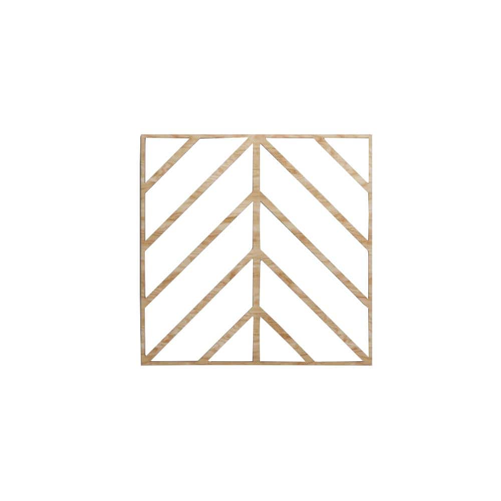 Ekena Millwork 11 3/8 in. 11 3/8 in. 1/4 in. Small Genoa Decorative Fretwork Wood Wall Panels (1)