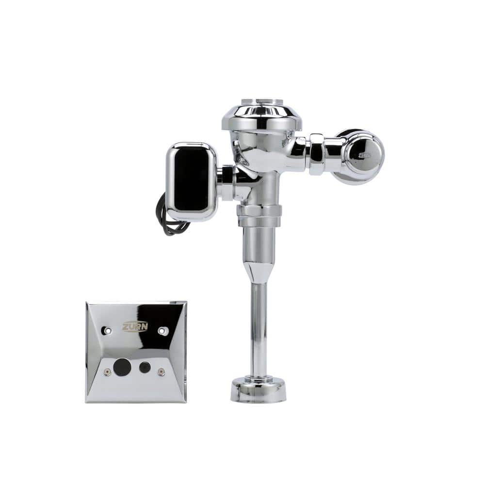 Zurn 11-1/2 in. Rough-in and 3/4 in. Top Spud 0.5 GPF AquaVantage ZEMS Exposed Hardwired Sensor Flush Valve in Chrome (1)