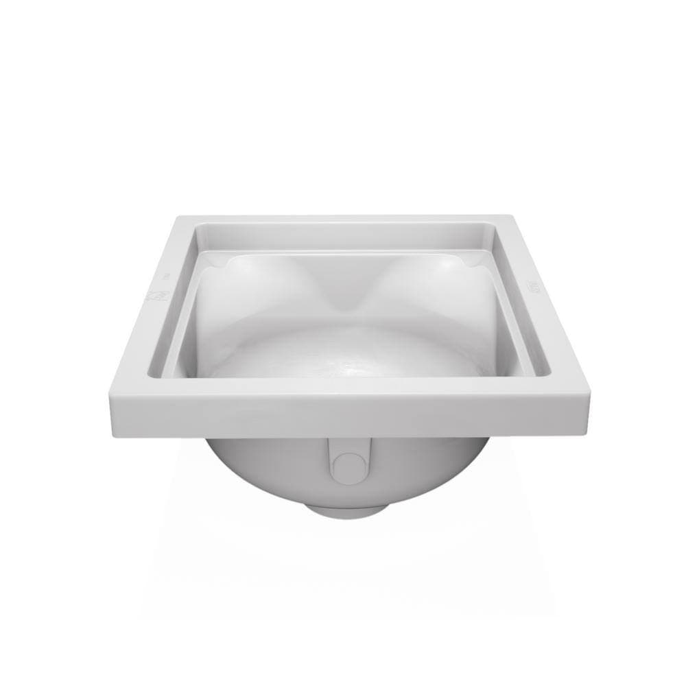Zurn 4 in. Outlet 6 in. Sump Floor Sink with Dome Strainer (3)