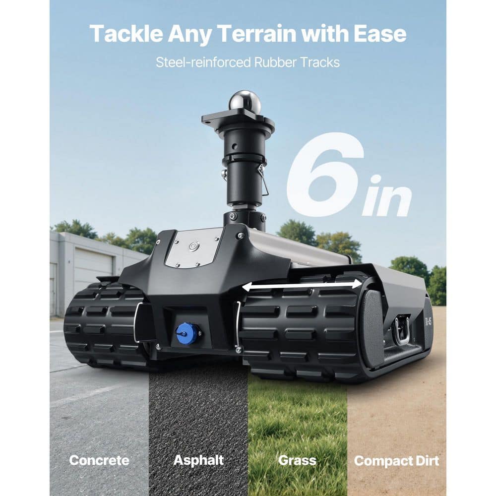 SKYSHALO Remote-Control Electric Trailer Mover, 9000 lbs. Capacity, 328 ft. Wireless, Motorized Trolley for RV/Boat/Caravan (2)