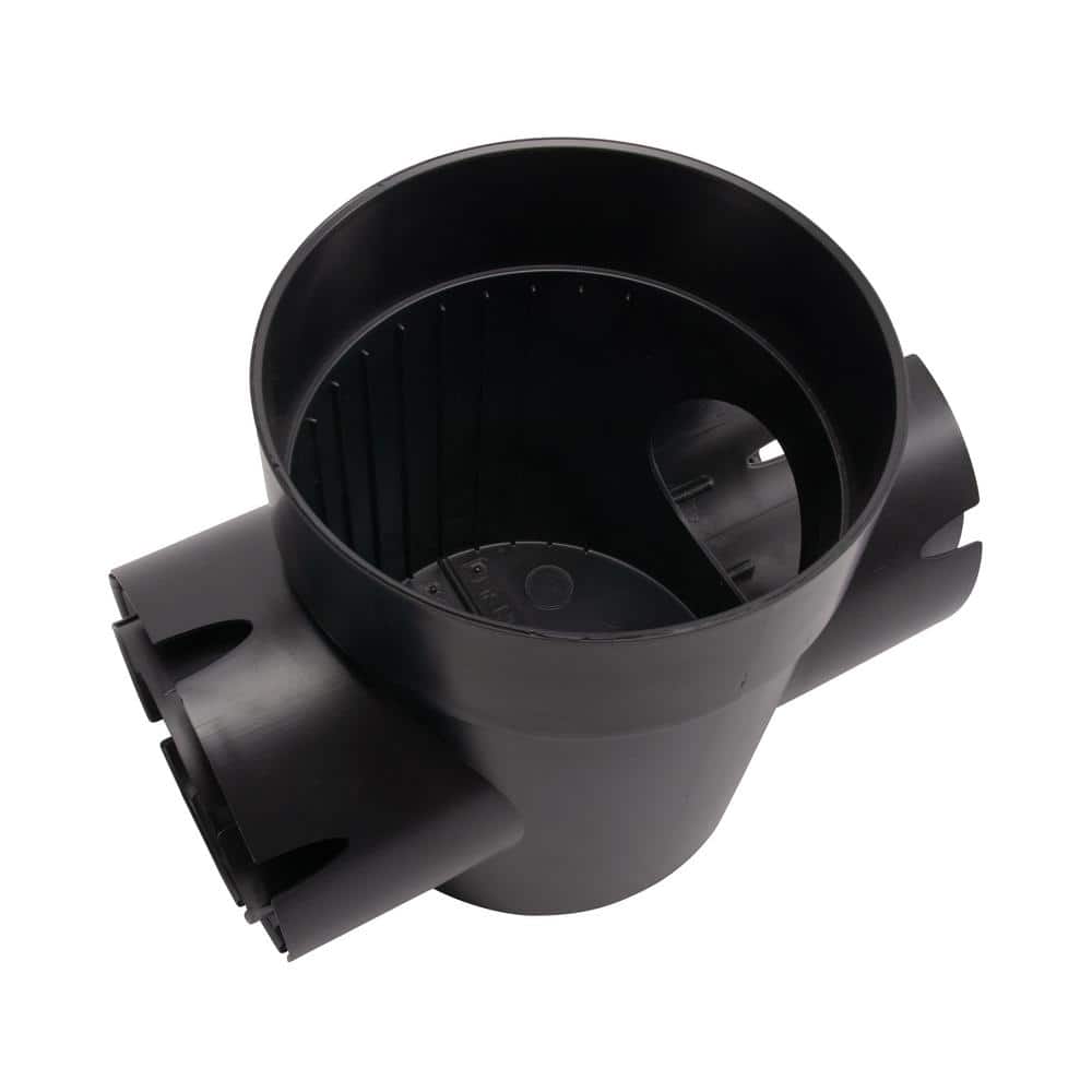 NDS 6 in. Spee-D Double-Outlet Drainage Catch Basin (4)