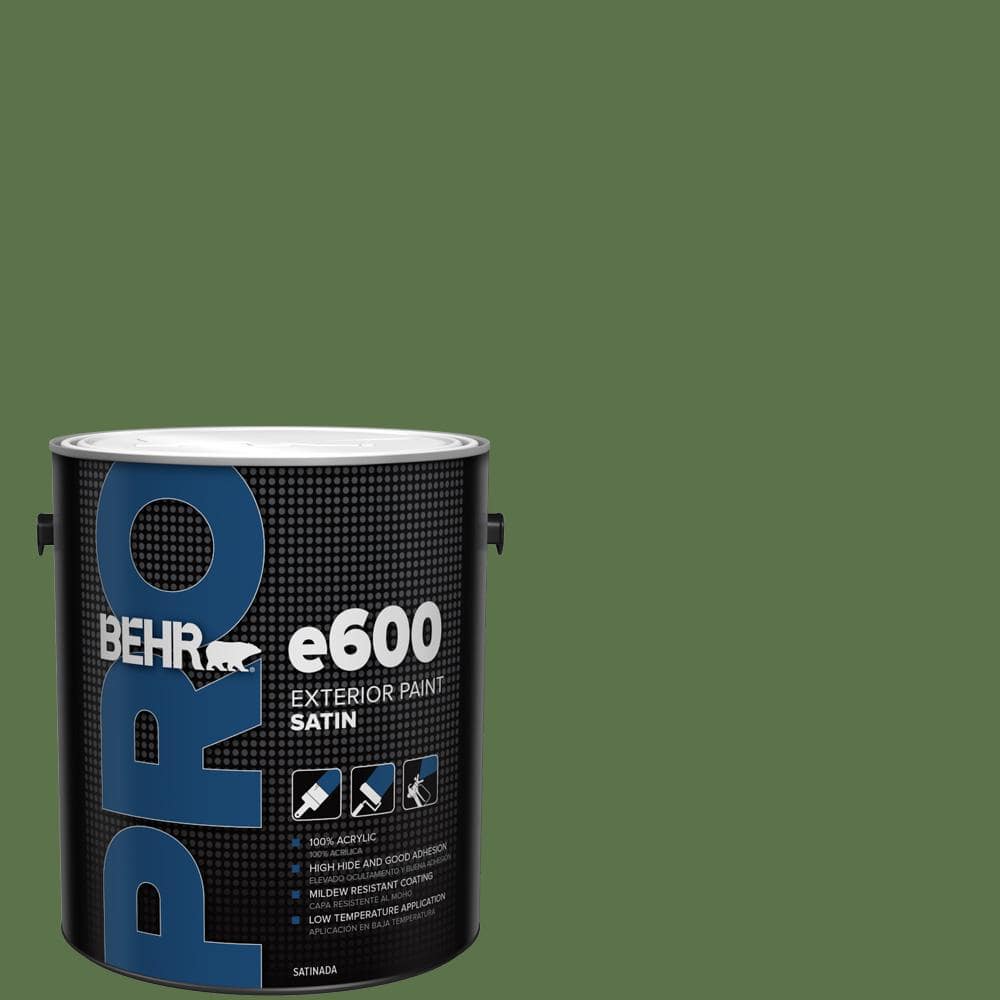 BEHR PRO 1 gal. #MQ6-48 Hummingbird Green Satin Exterior Paint