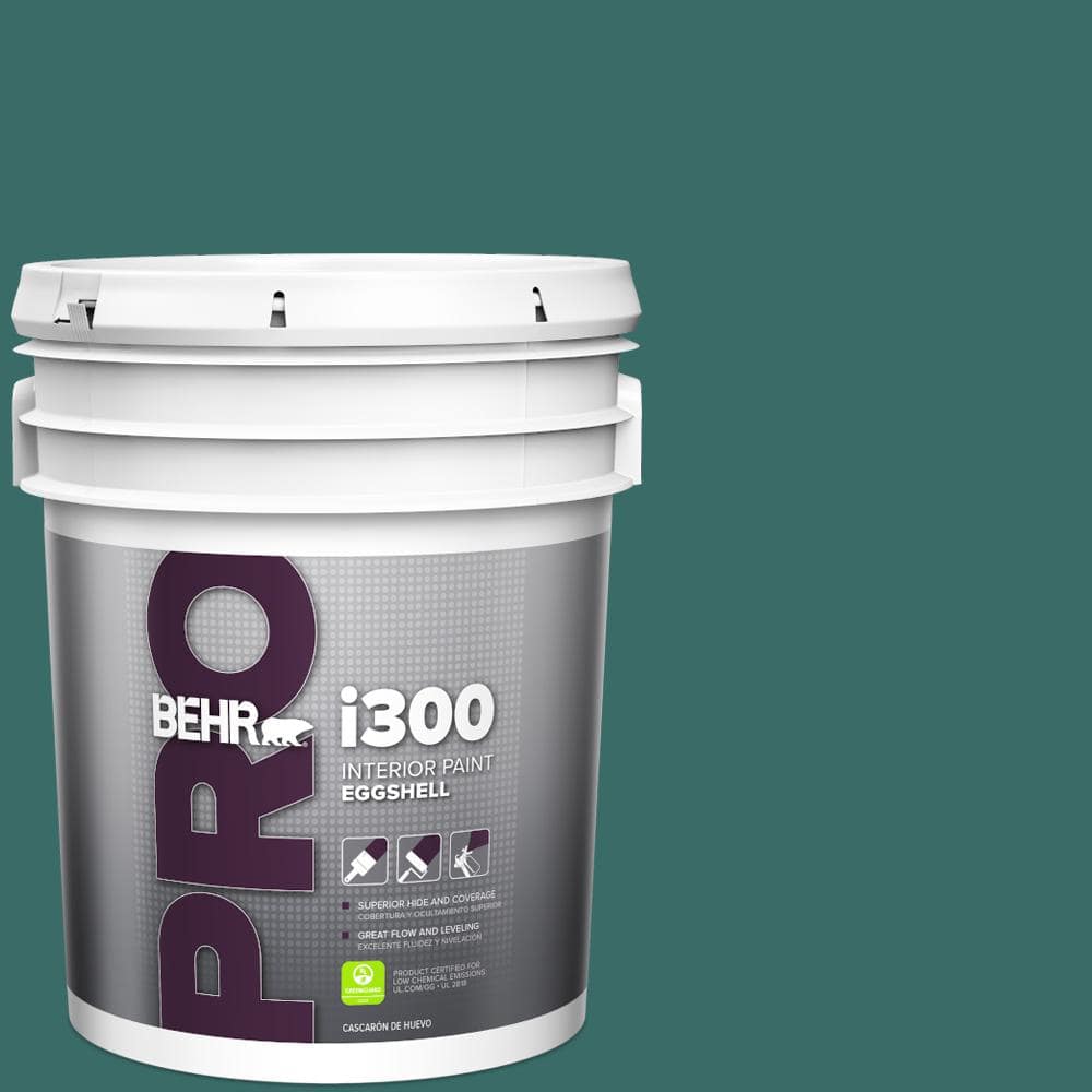 BEHR PRO 5 gal. #M450-7 Beta Fish Eggshell Interior Paint