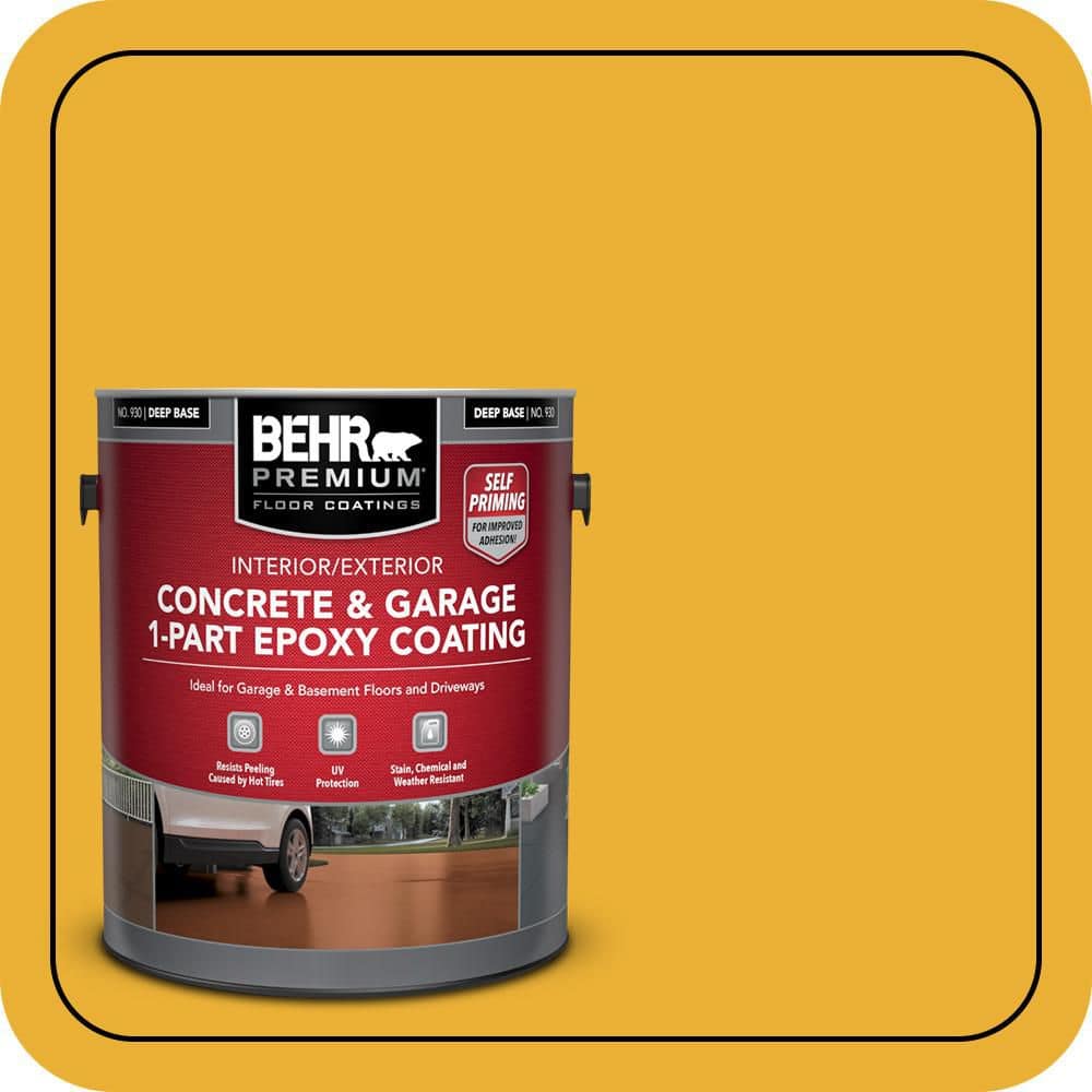 BEHR PREMIUM #P280-7 Self-Priming 1-Part Epoxy Satin Interior/Exterior Concrete and Garage Floor Paint (1)