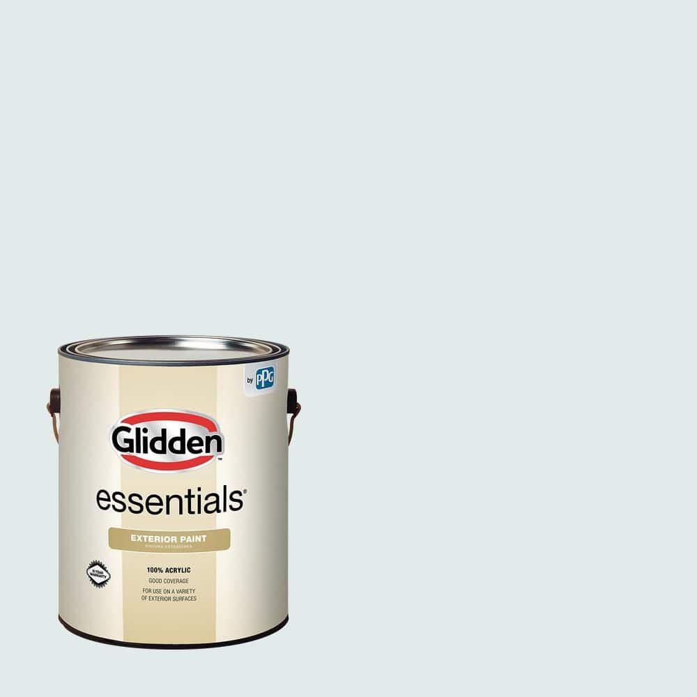 Glidden Essentials 1 gal. #PPG1153-2 Artemesia Flat Exterior Paint