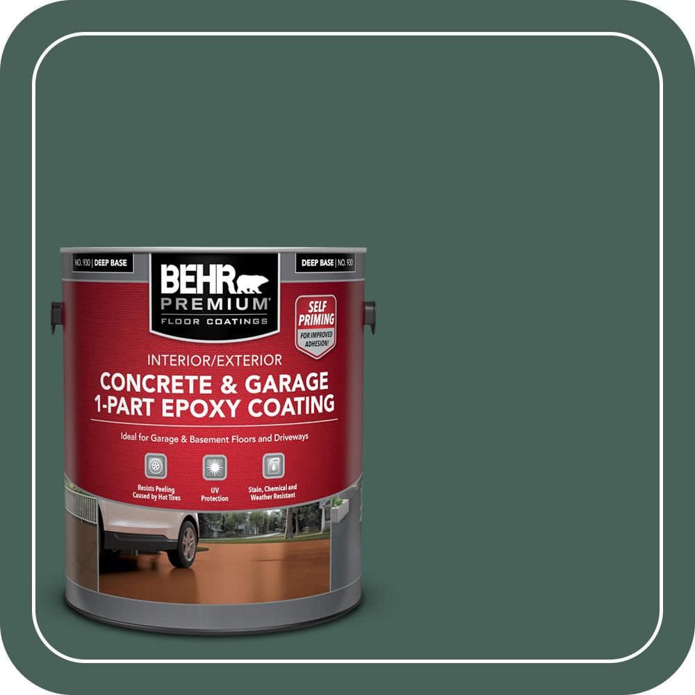 BEHR PREMIUM #T18-20 Self-Priming 1-Part Epoxy Satin Interior/Exterior Concrete and Garage Floor Paint (1)