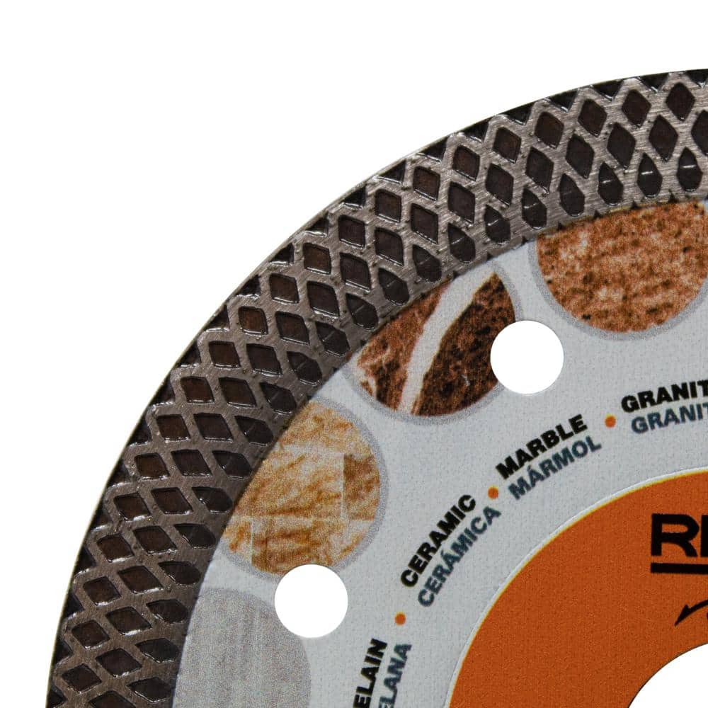 RIDGID 10 in. Mesh Continuous Rim Diamond Blade (3)