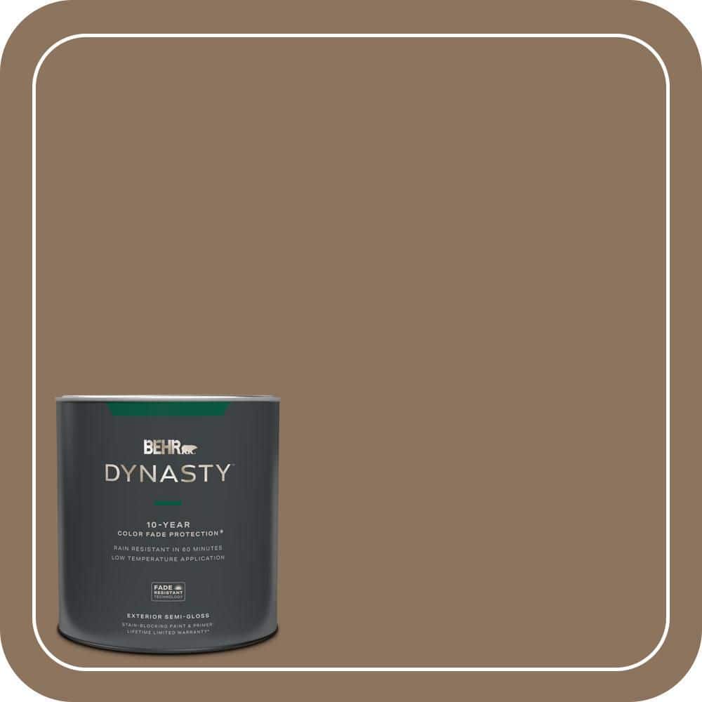 BEHR DYNASTY 1 qt. #N260-6 Outdoor Cafe Semi-Gloss Exterior Stain-Blocking Paint & Primer