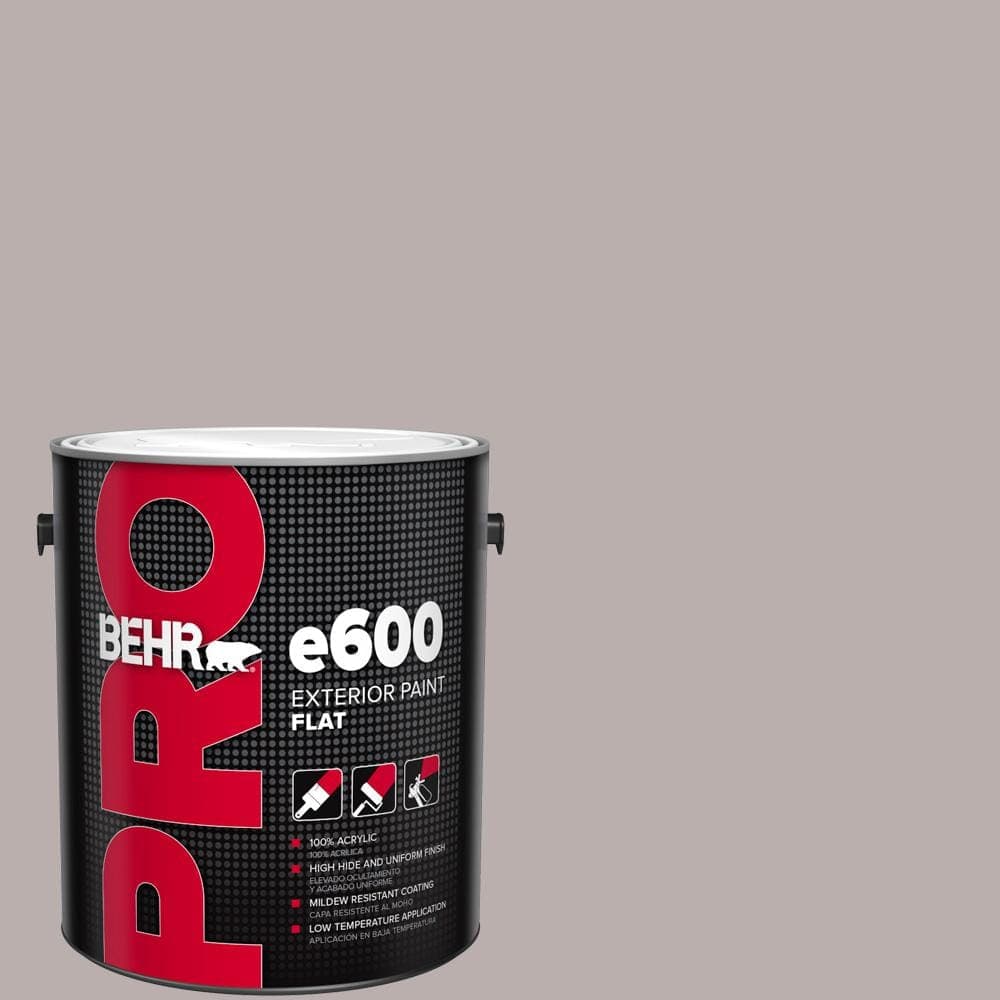 BEHR PRO 1 gal. #PPU17-11 Vintage Mauve Flat Paint