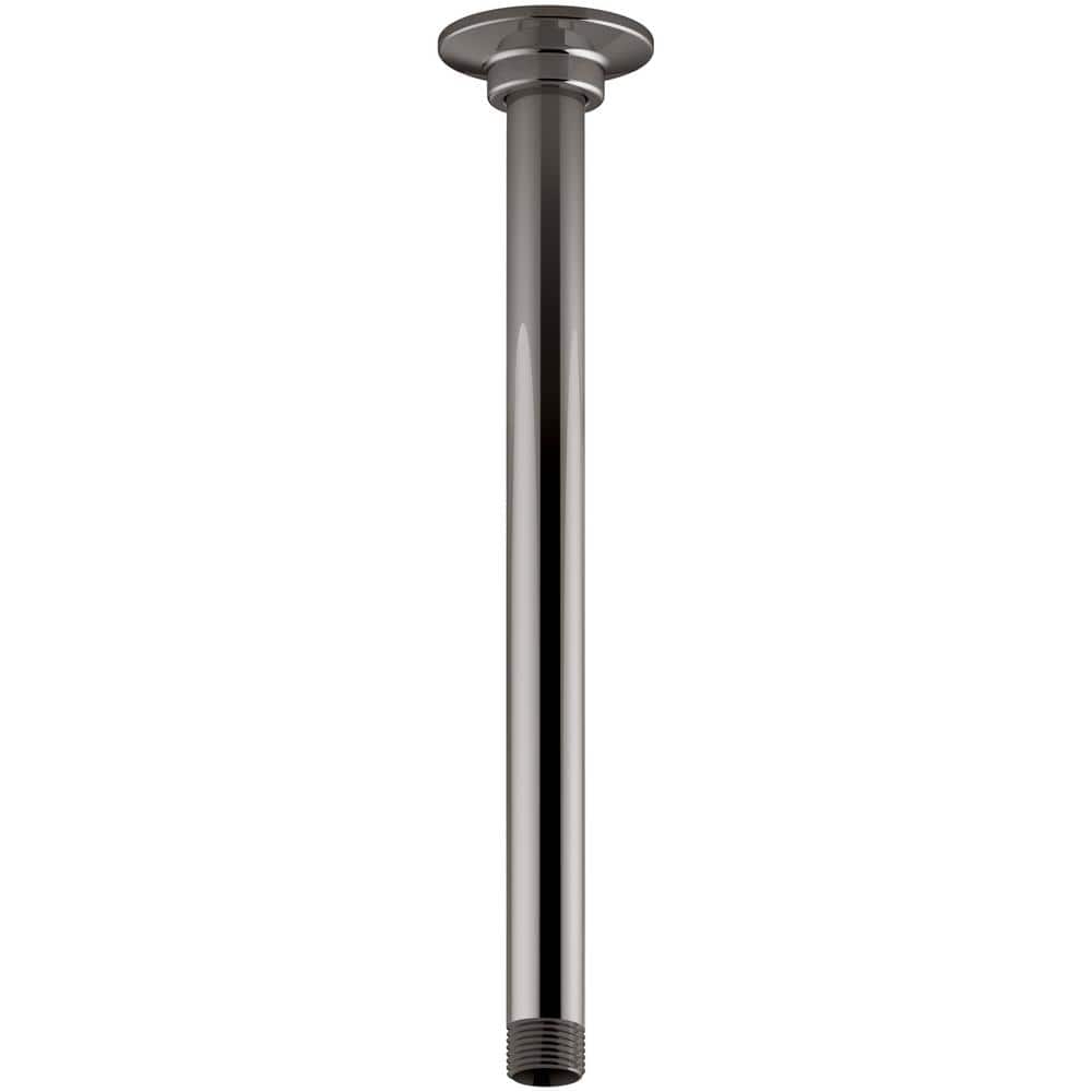 KOHLER 11.94 in. Ceiling Mount Shower Arm in Vibrant Titanium (1)