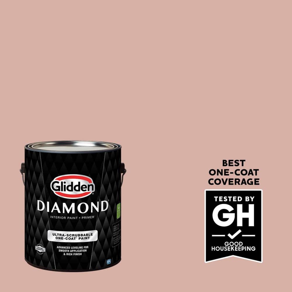 Glidden Diamond 1 gal. PPG1062-4 Sandpaper Satin Interior Paint with Primer (1)