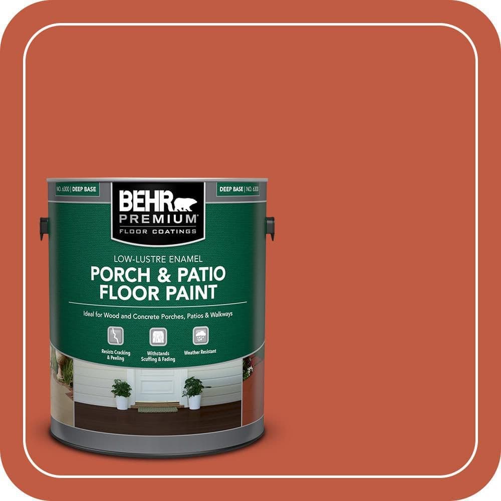 BEHR PREMIUM #M180-7 Textured Low-Lustre Enamel Interior/Exterior Porch and Patio Anti-Slip Floor Paint (1)