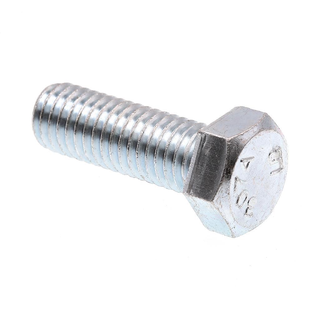 Prime-Line 1/2 in.-13 x 1-1/2 in. A307 Grade A Zinc Plated Steel Hex Bolts (25-Pack) (1)