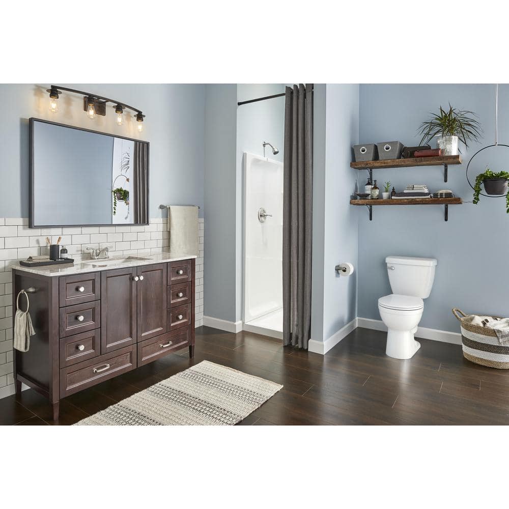 Delta Foundations Single-Handle 1-Spray Tub and Shower Faucet in Brushed Nickel (Valve Included) (3)
