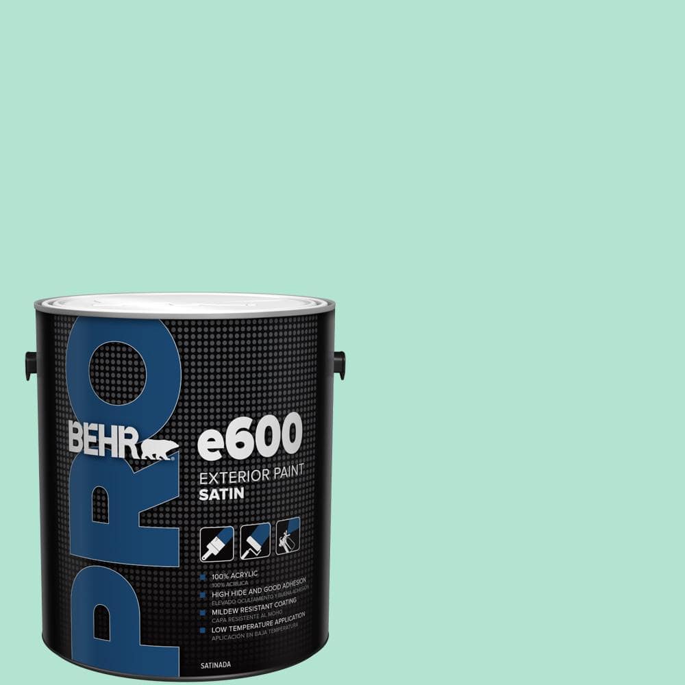 BEHR PRO 1 gal. #P420-2 Crystal Rapids Satin Exterior Paint (1)