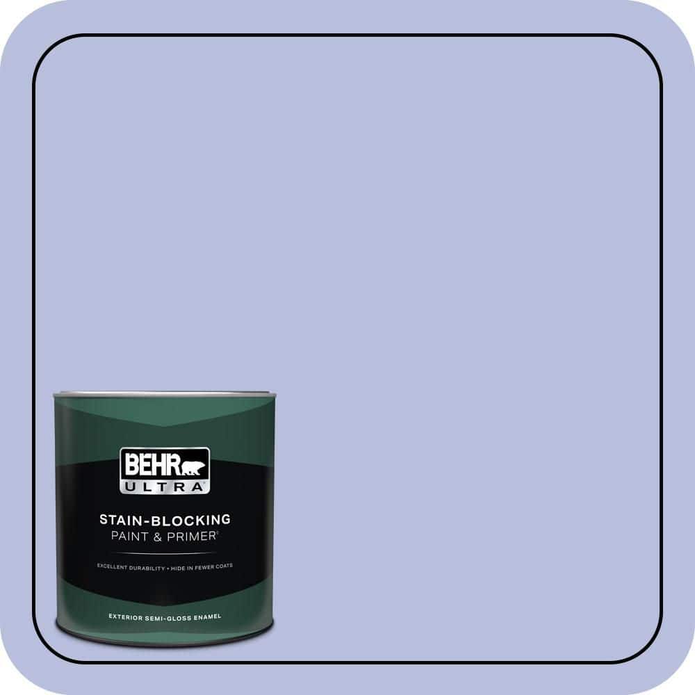 BEHR ULTRA 1 qt. #MQ4-31 Stardust Evening Semi-Gloss Enamel Exterior Paint & Primer