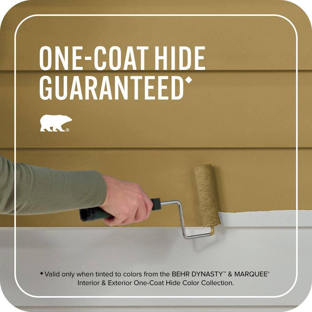 BEHR MARQUEE 1 gal. #S-H-380 Burnished Bronze Semi-Gloss Enamel Exterior Paint & Primer (3)